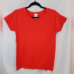 Athleta Momentum Short Sleeve Shirt - Bright Red - L